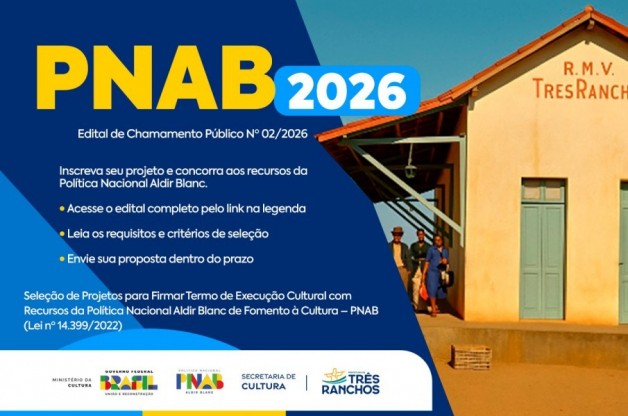 EDITAL PNAB 2026 – Seleção de Projetos Culturais